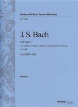 Bach Concerto Dmin Bwv1060 Score Sheet Music Songbook