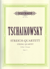 Tchaikovsky String Quartet No 1 D Op11 Parts Sheet Music Songbook