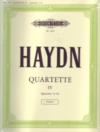 Haydn String Quartets Complete Vol 4 Violin 1 Sheet Music Songbook