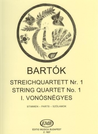 Bartok String Quartet No 1 Parts Set Sheet Music Songbook