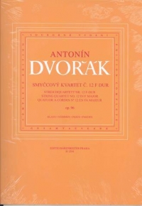 Dvorak String Quartet Fmaj Op96 (american) Parts Sheet Music Songbook