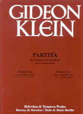 Klein Partita For String Orchestra Sheet Music Songbook