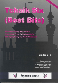 Tchaik Six (best Bits) Tchaikovsky/goddard Str Ens Sheet Music Songbook