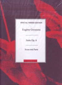 Goossens Suite Op6 Fl/ Vln/harp(or 2vlns&p) Sc/pts Sheet Music Songbook