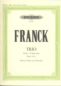Franck Piano Trio F# Op1 No Sheet Music Songbook