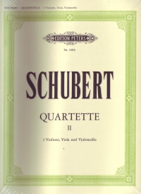Schubert String Quartets Complete Vol 2 Sheet Music Songbook