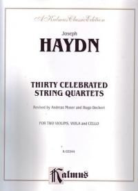 Haydn String Quartets (30 Celebrated) Vol 2 Sheet Music Songbook