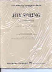 Brown (montrose) Joy Spring For Jazz 7tet Sheet Music Songbook
