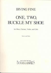 Fine One Two Buckle My Shoe Sc/pts Sheet Music Songbook