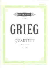 Grieg String Quartet Gmin Op27 Set Sheet Music Songbook