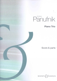 Panufnik Piano Trio Op1 Vln/vlc/pf Score & Parts Sheet Music Songbook