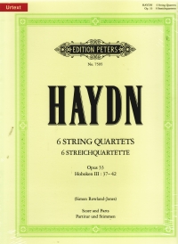 Haydn String Quartets Op33 Urtext Sc/pts Sheet Music Songbook