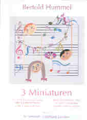 Hummel Miniatures (3) For 2vln/cello Sheet Music Songbook