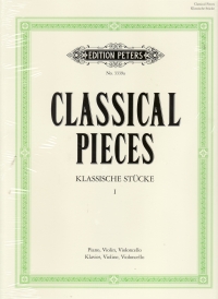 Classical Pieces Arranged For Piano Trio Sheet Music Songbook