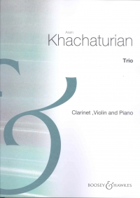 Khachaturian Trio For Vn/cl/pf Sheet Music Songbook