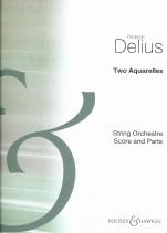 Delius 2 Aquarelles String Orch Score/parts Fenby Sheet Music Songbook
