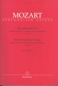 Mozart Piano Concerto No 13 K415 Score/pts Sheet Music Songbook