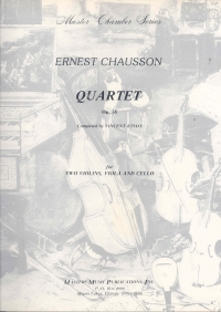 Chausson String Quartet Op35 Sheet Music Songbook