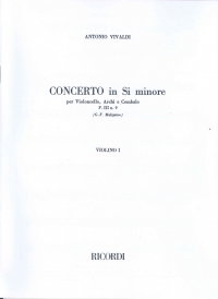 Vivaldi Cello Concerto In Bmin Fiii/9 Rv424 Parts Sheet Music Songbook