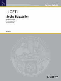Ligeti Six Bagatelles Wind Quintet Set Of Parts Sheet Music Songbook