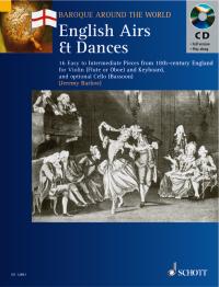 Baroque Around The World English Airs & Dances +cd Sheet Music Songbook