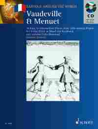 Baroque Around The World Vaudeville Et Menuet + Cd Sheet Music Songbook