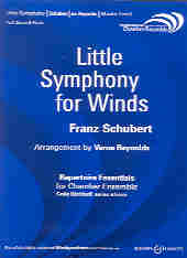 Schubert Little Symphony For Winds Wind Ens Set Sheet Music Songbook