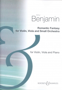 Benjamin Romantic Fantasy Vn/va & Pf (piano Part) Sheet Music Songbook