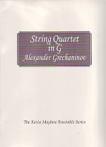 Grechaninoff String Quartet Parts Sheet Music Songbook