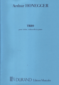 Honegger Trio Fmin Violin/cello/piano Score/parts Sheet Music Songbook