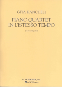 Kancheli Piano Quartet Score & Parts Sheet Music Songbook