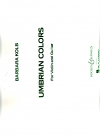 Kolb Umbrian Colors - Vl & Guitar Sheet Music Songbook