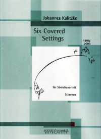Kalitzke Six Covered Settings (1999/2000) Parts Sheet Music Songbook