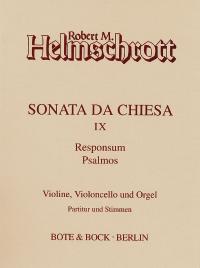 Helmschrott Sonata Da Chiesa Ix Responsum/psalmus Sheet Music Songbook