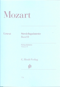 Mozart String Quintets Ii K515,516,406 (516b) Sheet Music Songbook
