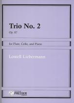 Liebermann Trio No 2 Op87 Fl/vc/pf Sheet Music Songbook