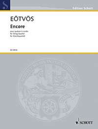 Eotvos Encore String Quartet Sheet Music Songbook