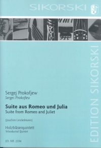 Prokofiev Suite Romeo And Juliet Wind Quintet Sheet Music Songbook