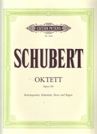 Schubert Octet F Op166 Parts Sheet Music Songbook