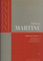 Martinu String Trio No 1 Set Of Parts Sheet Music Songbook