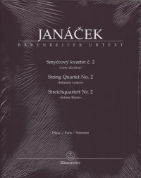 Janacek String Quartet No 2 Set Of Parts Sheet Music Songbook
