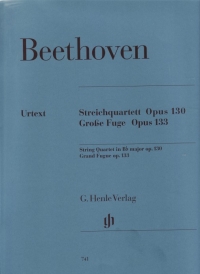 Beethoven String Quartet Op130 Grand Fugue Op133 Sheet Music Songbook