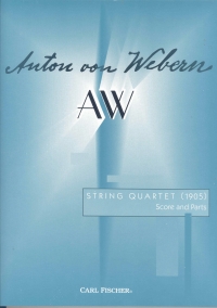 Webern String Quartet (1905) Set Sheet Music Songbook