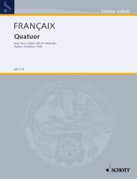 Francaix String Quartet Set Of Parts Sheet Music Songbook