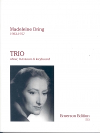 Dring Trio Ob/bsn/pf Sheet Music Songbook