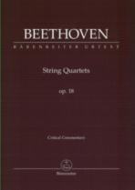 Beethoven String Quartets Op18 Critical Report Sheet Music Songbook