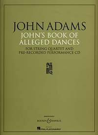 Adams Johns Book Of Alleged Dances Parts/cd Sheet Music Songbook
