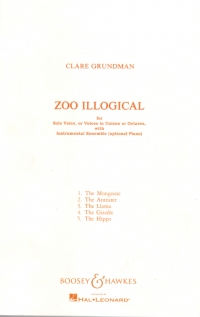 Grundman Zoo Illogical Voice Wind & Perc Sheet Music Songbook