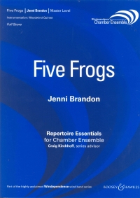 Brandon Five Frogs Wind Quintet Score Sheet Music Songbook