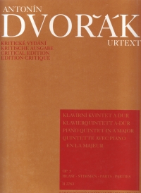 Dvorak Piano Quintet In A Op 5 Chamber Mixed Sco Sheet Music Songbook
